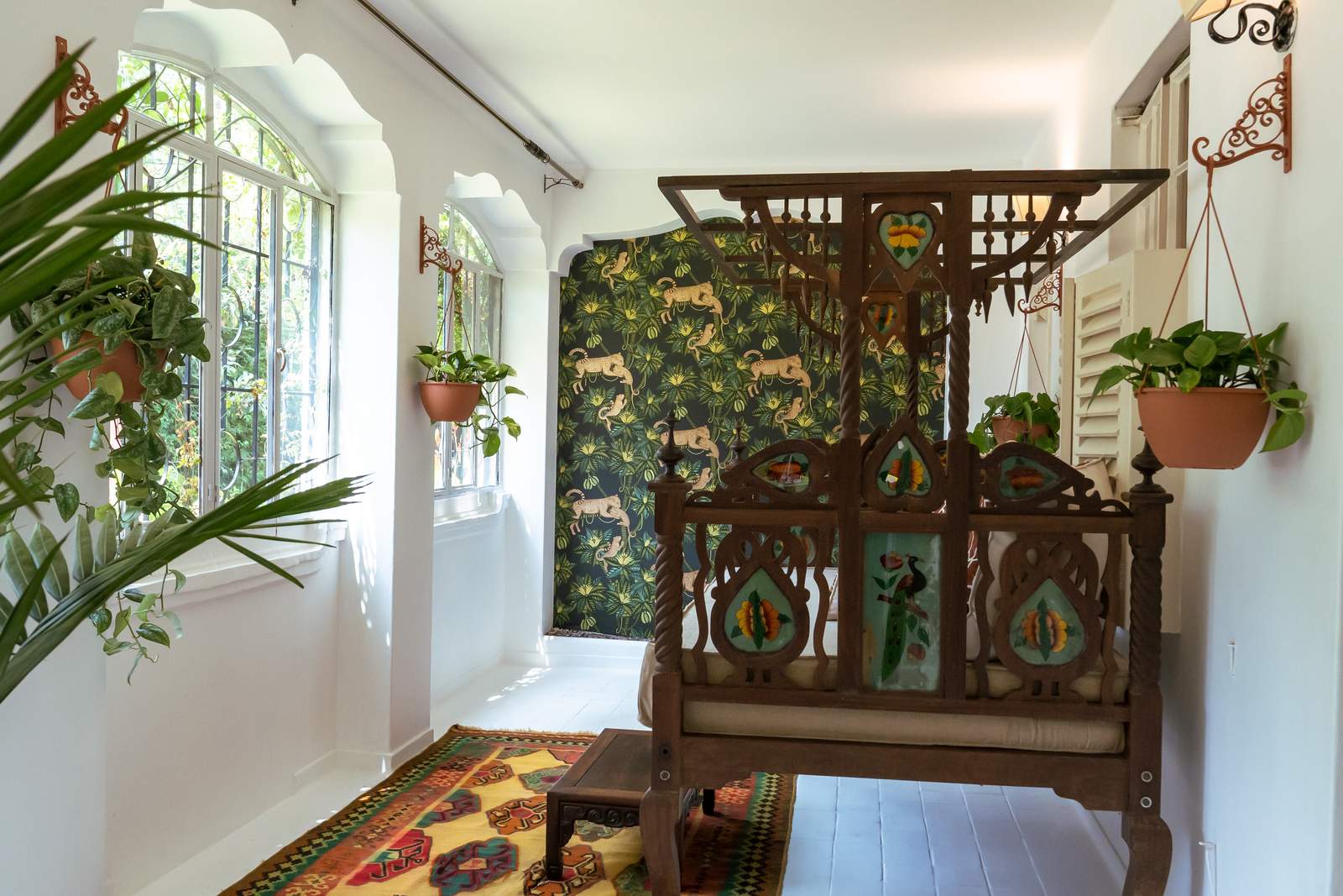 Lewa House Interior — Living Space